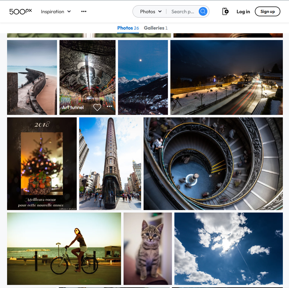 500px screenshot